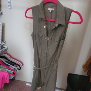 Army green dress